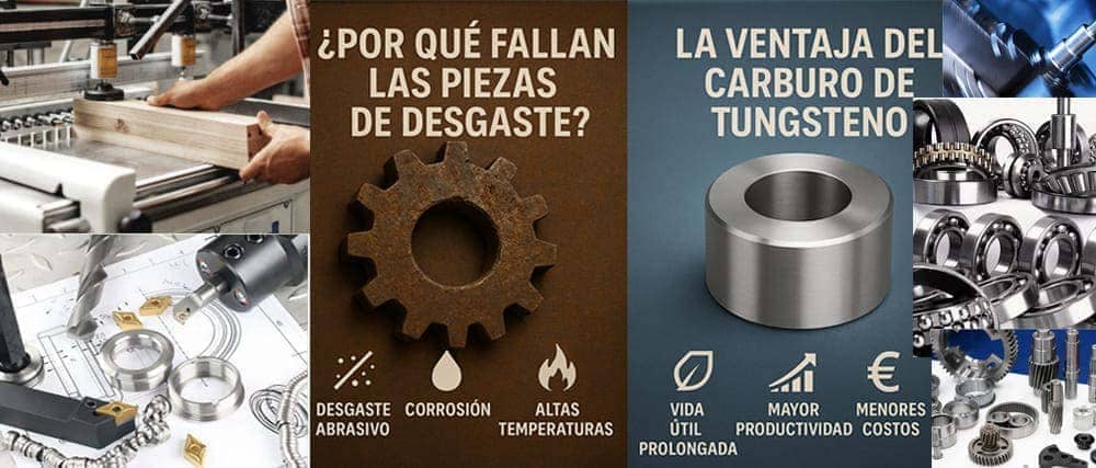 Aplicaciones industriales de alto desgaste