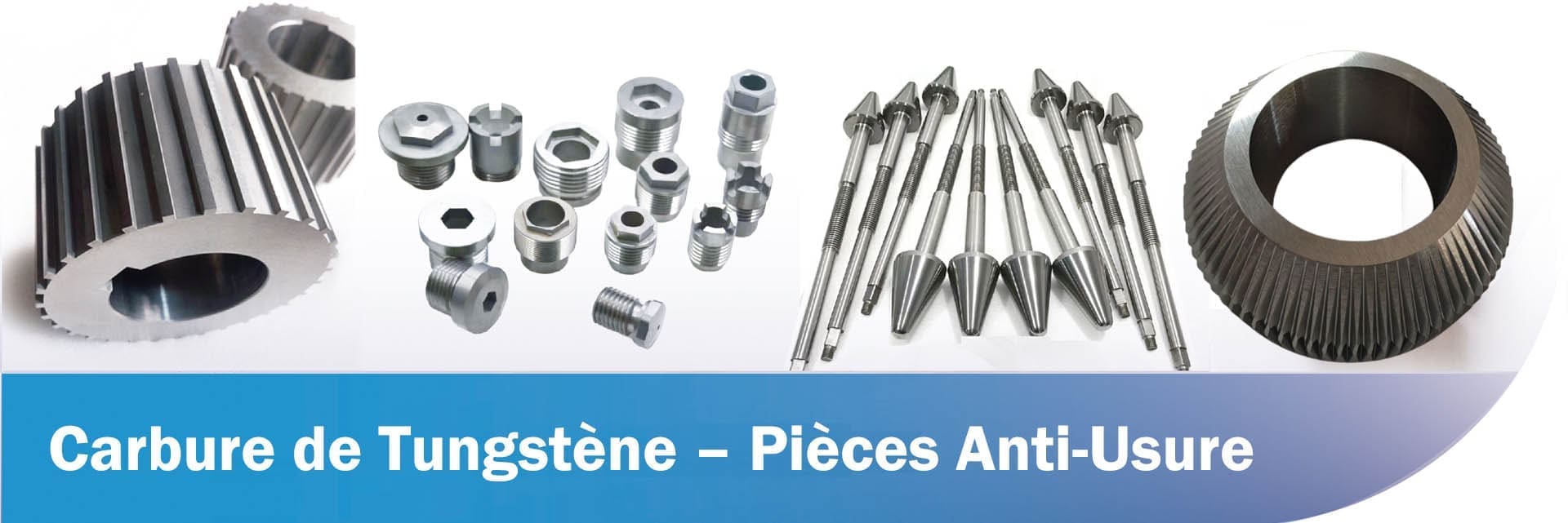 Solutions en carbure de tungstène conçues pour l’abrasion, l’érosion, les impacts et les conditions de service sévères