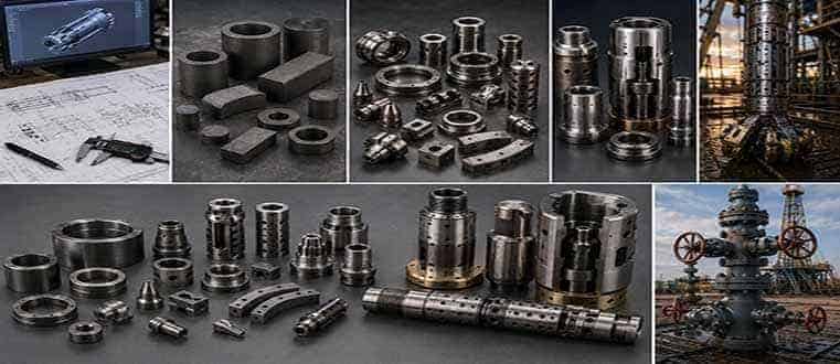 Tungsten carbide Componentes de carburo a medida