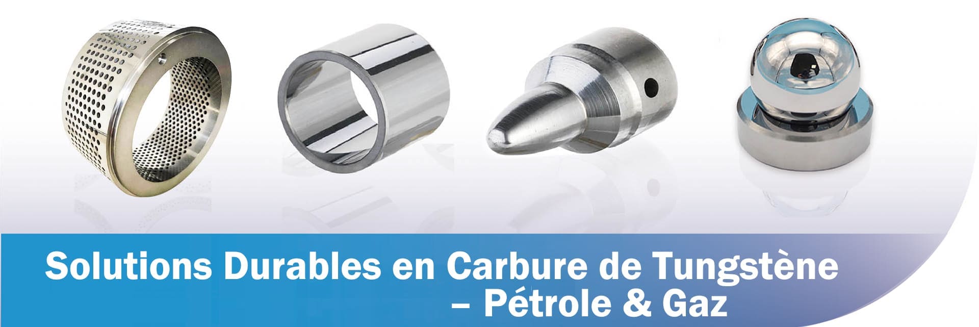 Composants en carbure de tungstène pour les applications pétrolières et gazières