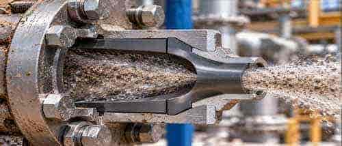 Tungsten carbide solutions for Erosión por partículas y fluidos