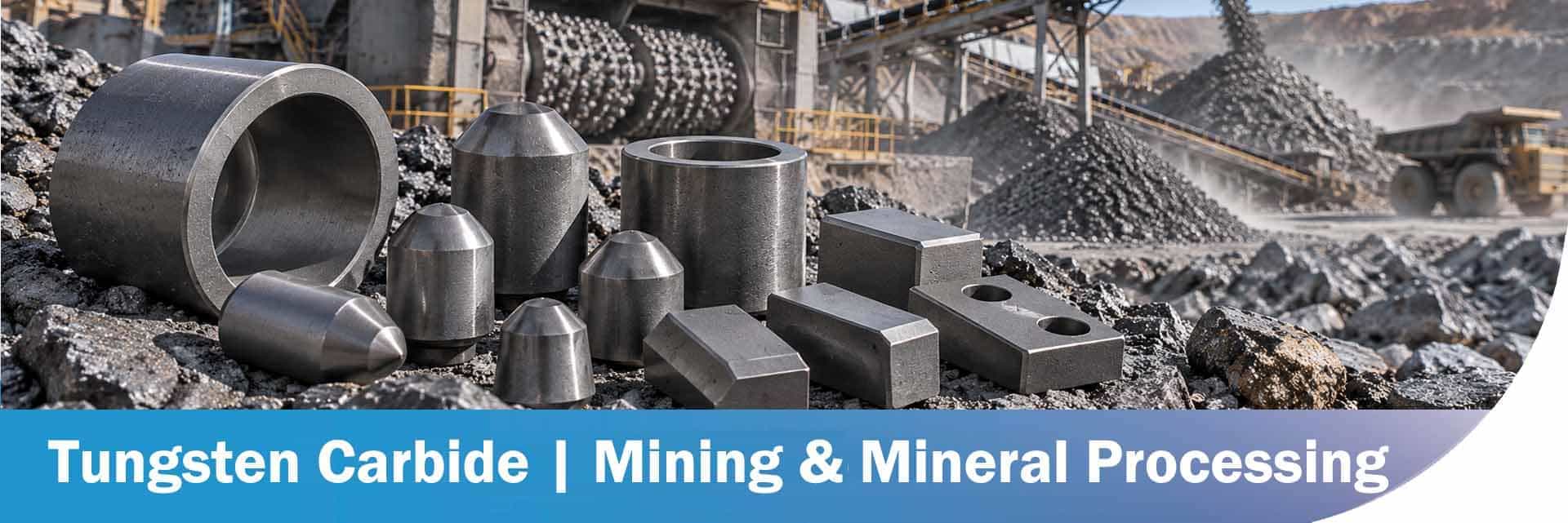 Tungsten Carbide Components for Mining & Mineral Processing
