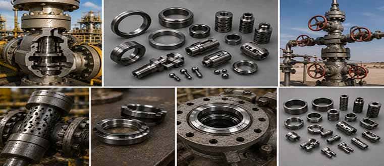 Tungsten carbide Válvulas y control de flujo