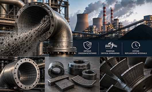 Tungsten Carbide Components for Coal & Fly Ash Erosion