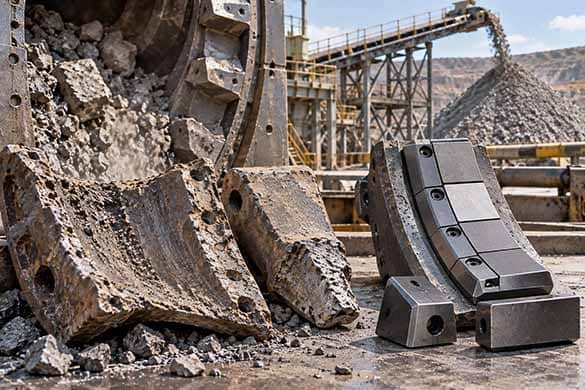Por qué fallan los componentes de desgaste en minería: mecanismos de desgaste y soluciones de carburo de tungsteno